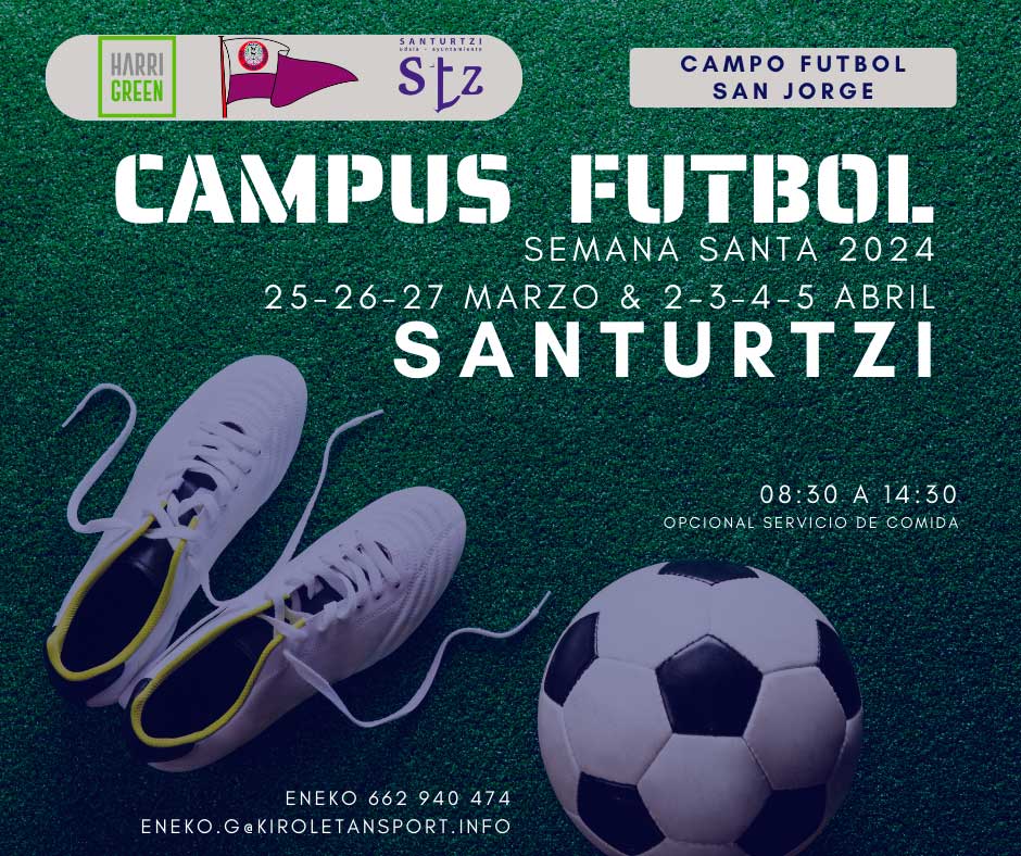 Campus Futbol Santurtzi Semana Santa 2024
