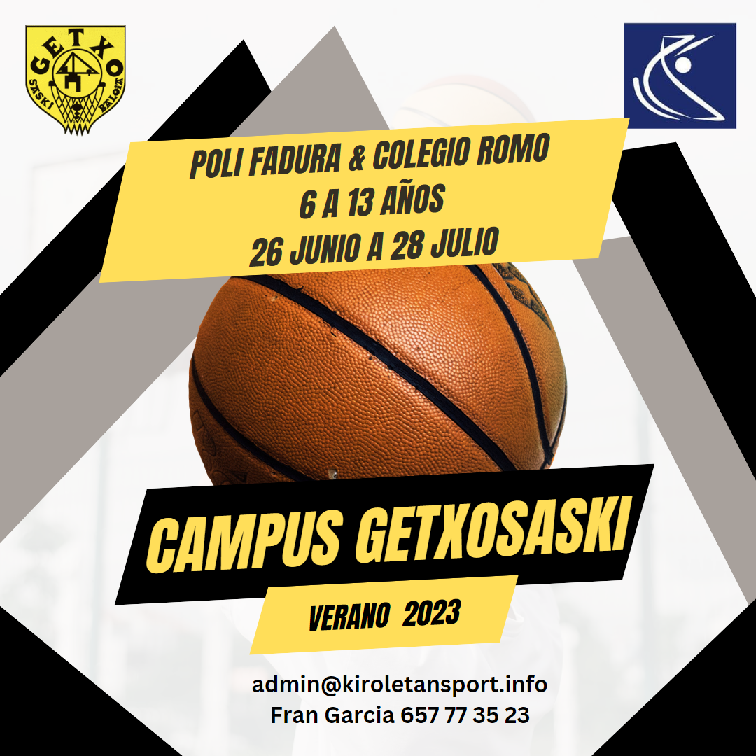 Campus Basket Getxo Uda 2023 Fadura y Romo