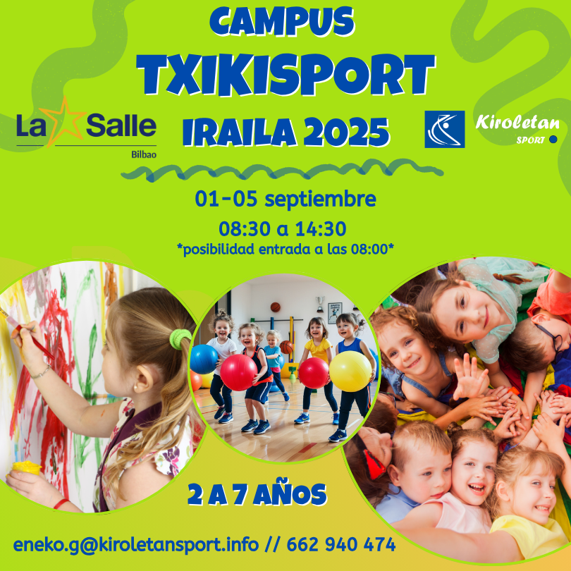 Campus Txikisport Septiembre 2025