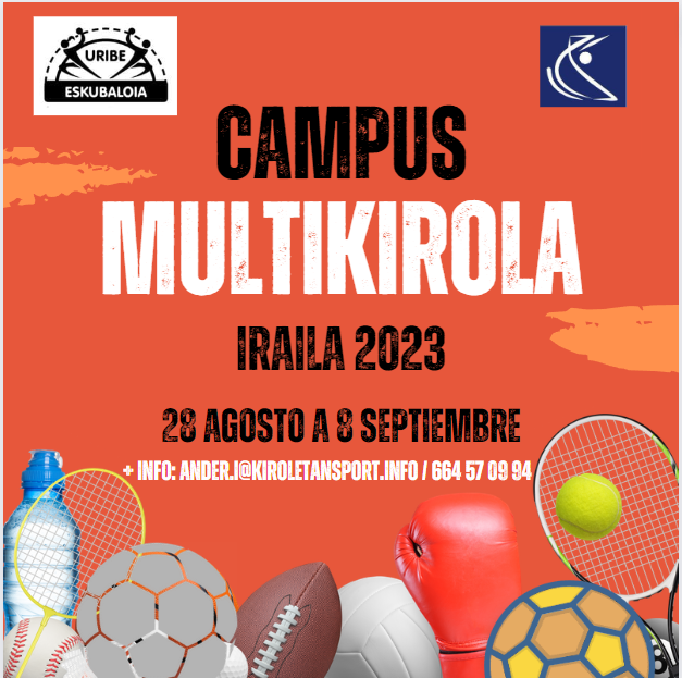 Campus Multikirola Urduliz Abuztia Iraila 2023