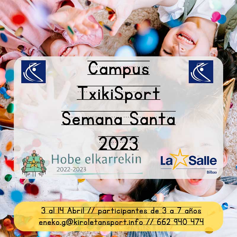 Campus Txikisport Semana Santa 2023
